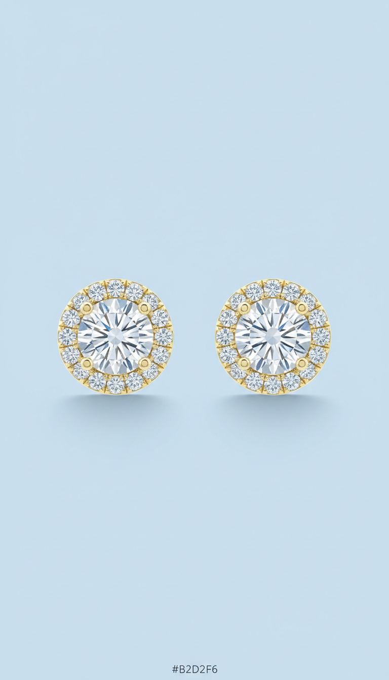 Bespoke Diamond Halo Statement Ring