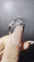 QIORA 5.00ct lab diamond ring, E colour VVS, 18K gold